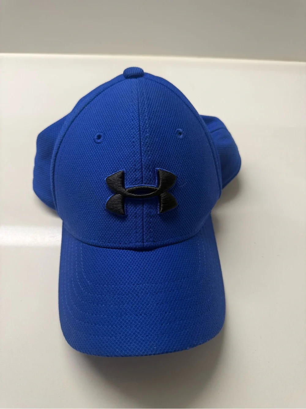 Youth Kids Under Armour Blue Baseball Hat with Black Logo